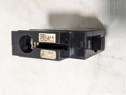 Square D EHB4 Circuit Breaker, 20A, 277 VAC, 1-Pole