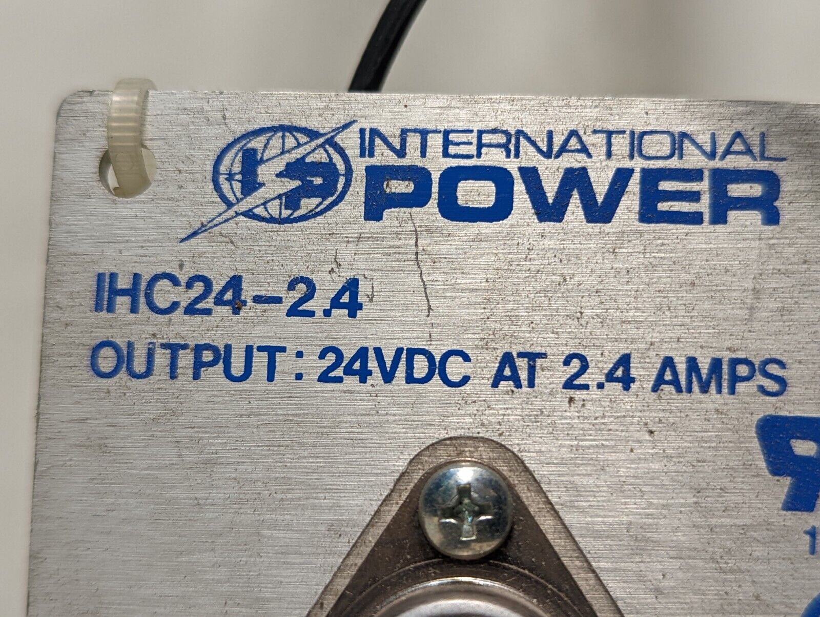 International Power IHC24-2.4 Power Supply AC 100-240 In, Output 24VDC, 2.4A