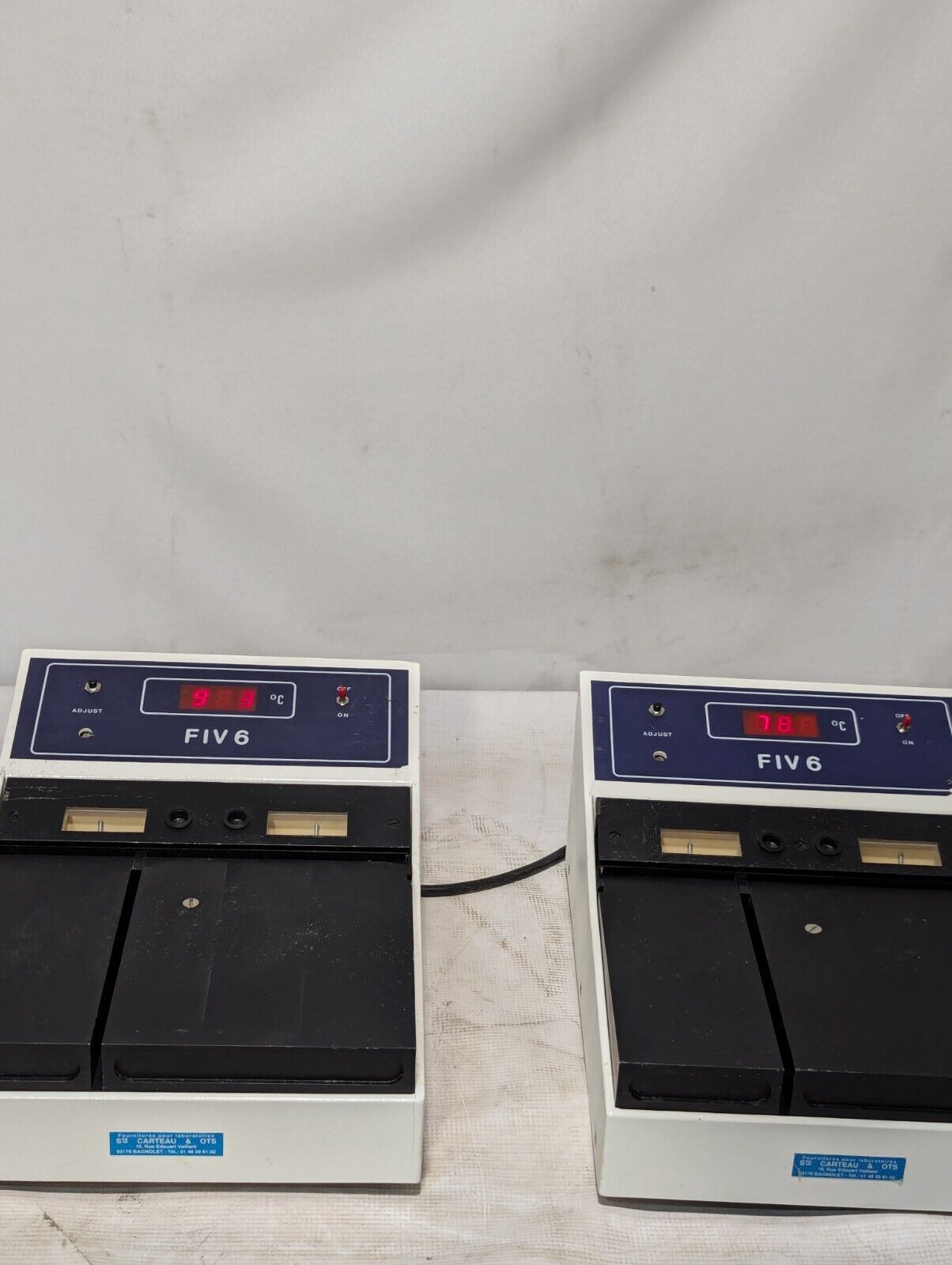 Ste Carteau & OTS FIV 6 incubator