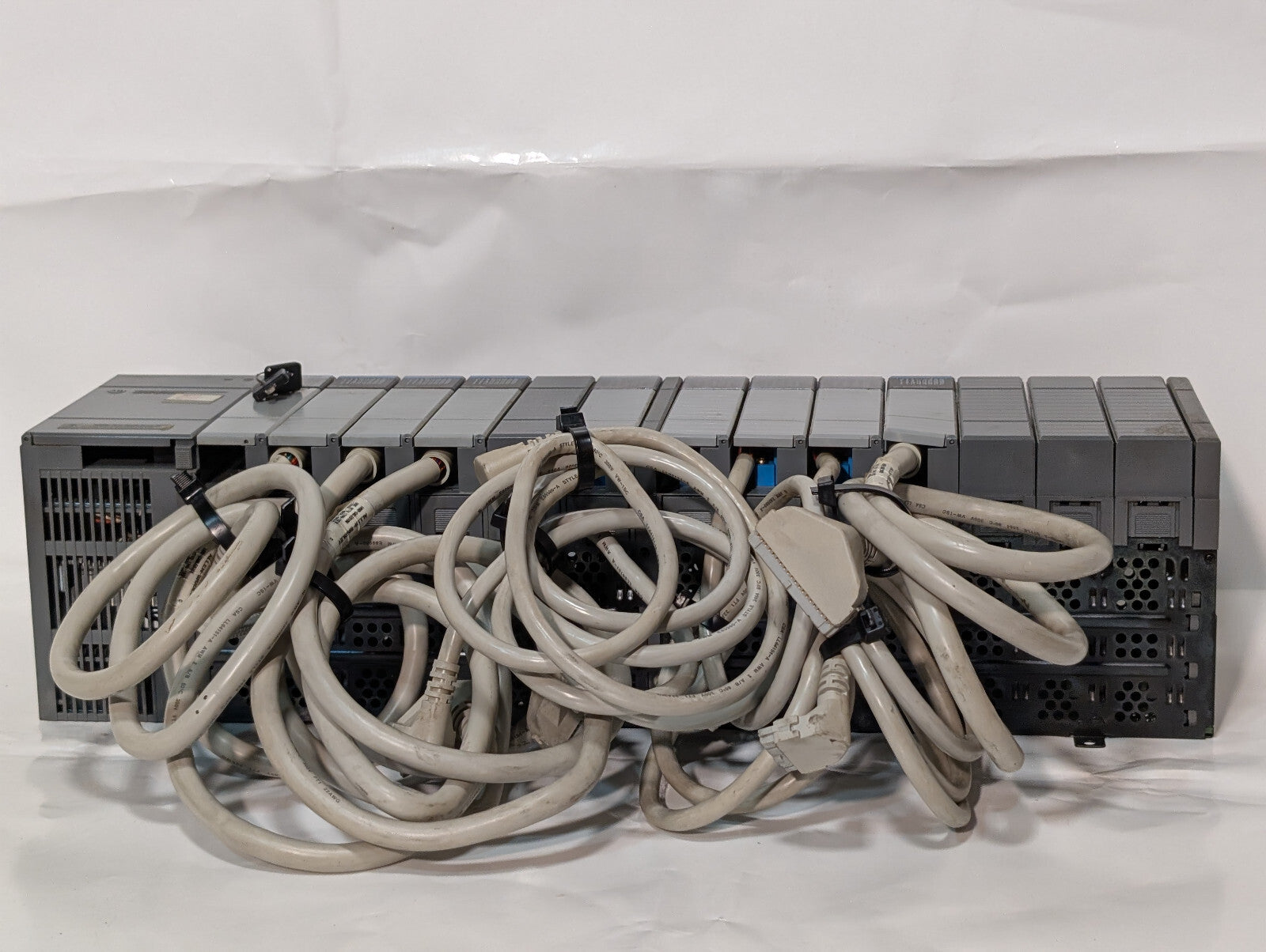 Allen Bradley 1746-A13 Chassis Rack, SLC500, 13-Slot; 1746-P2 SER C Power Supply