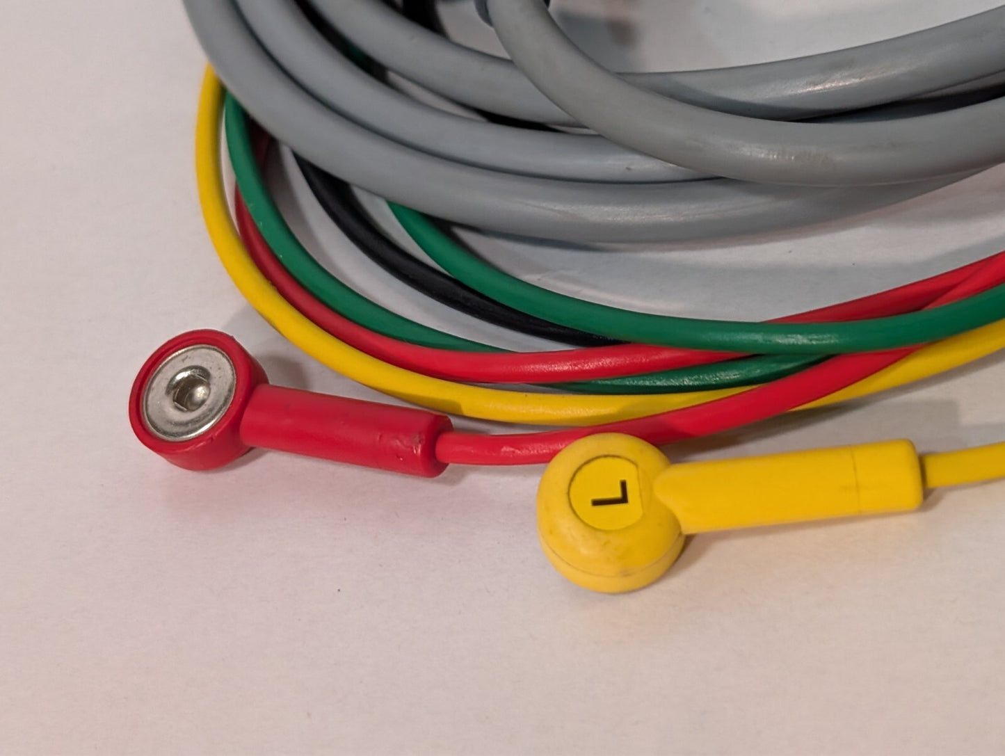 (1) Physio Control 4-wire Limb Cable REF: 11111-000019 PN: 3302822-005 ECG Cable