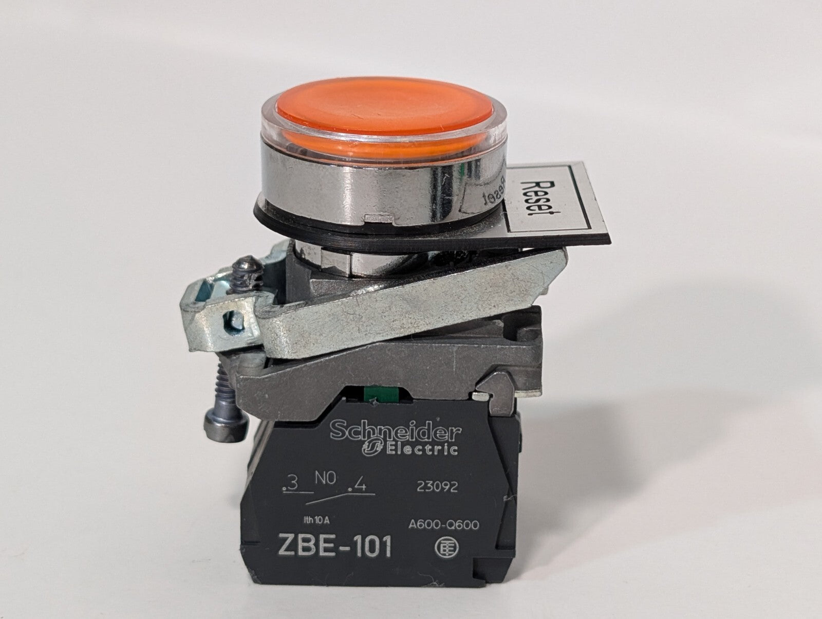 [6] Schneider Electric ZBE-101 Auxiliary Contact Block w/ Pushbutton Switch