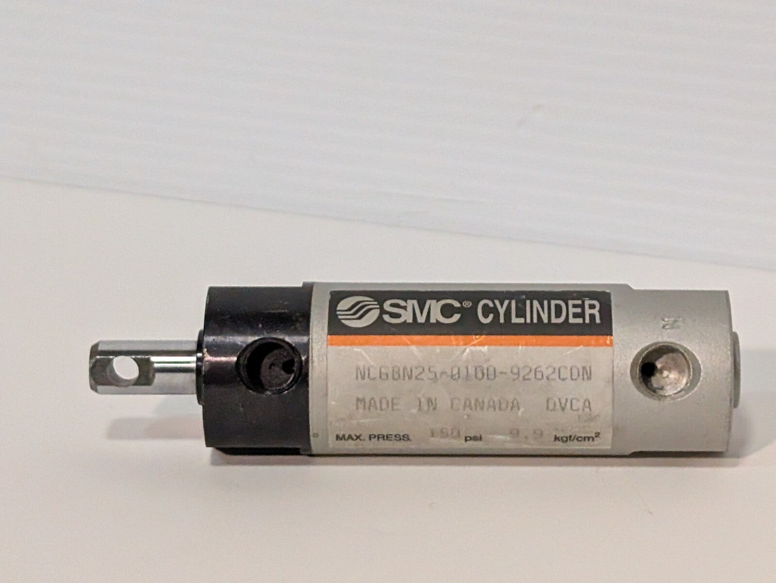 SMC Cylinder NCGBN25-0100-9262CDN Pneumatic Cylinder 150PSI 1" Stroke