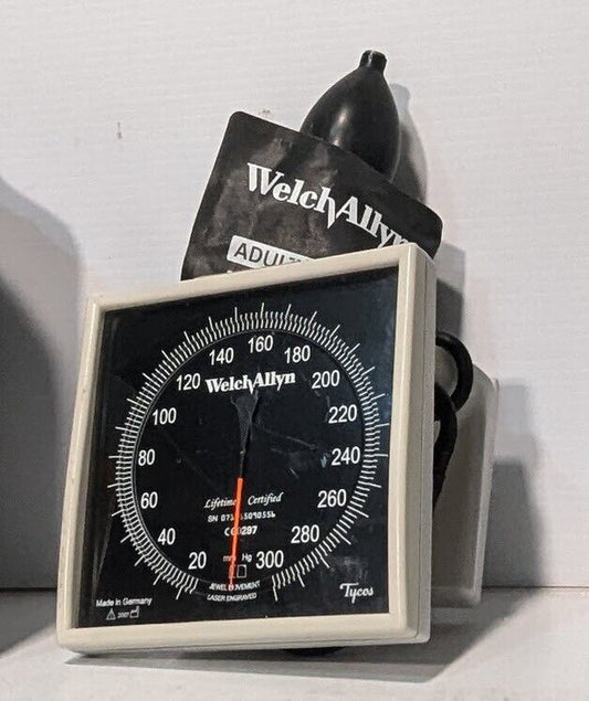 Welch Allyn CE0297 Sphygmomanometer w/ Adult Cuff & Adjustable Wall Mount