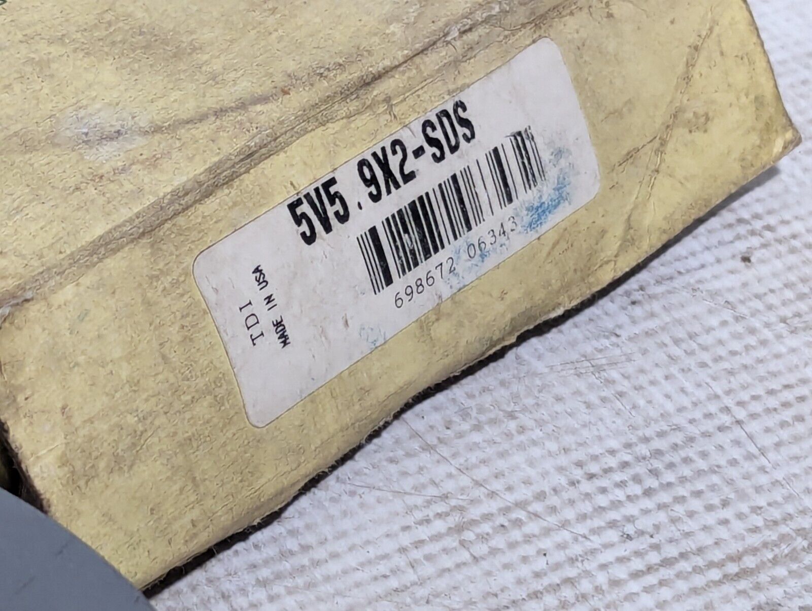 TB Wood's 5V5 9X2-SDS Narrow Sheave, 5V Belt Section, 5.9 O.D. in., 2 Grooves, C