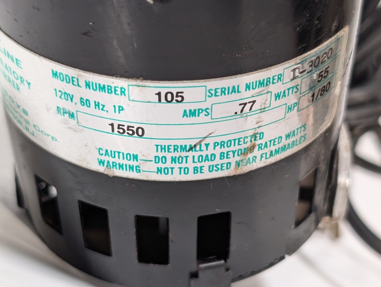 Talboys T-Line Model 105 Laboratory Stirrer Overhead Mixer, 1550 RPM, 1/80hp