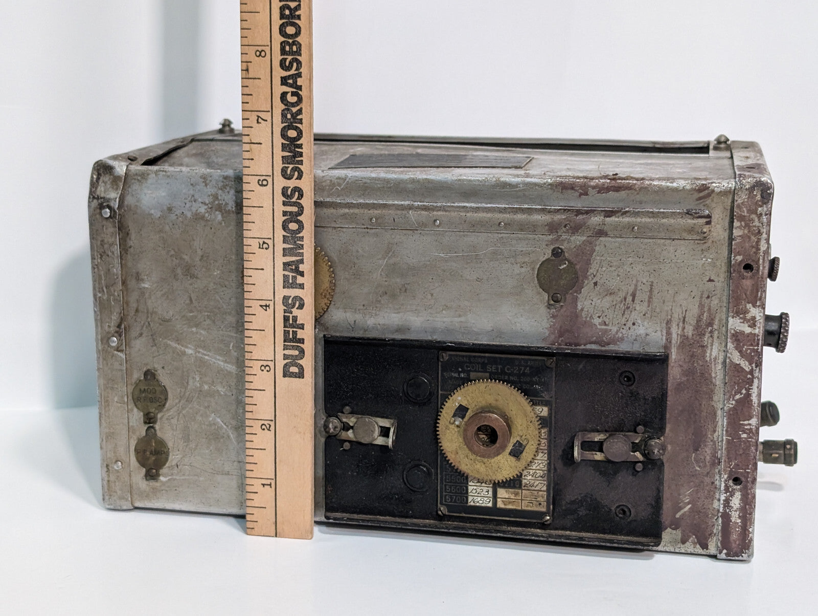 Weston Electric U.S.Army Signal Corps BC-AP-230 Radio Transmitter, 507 Antenna