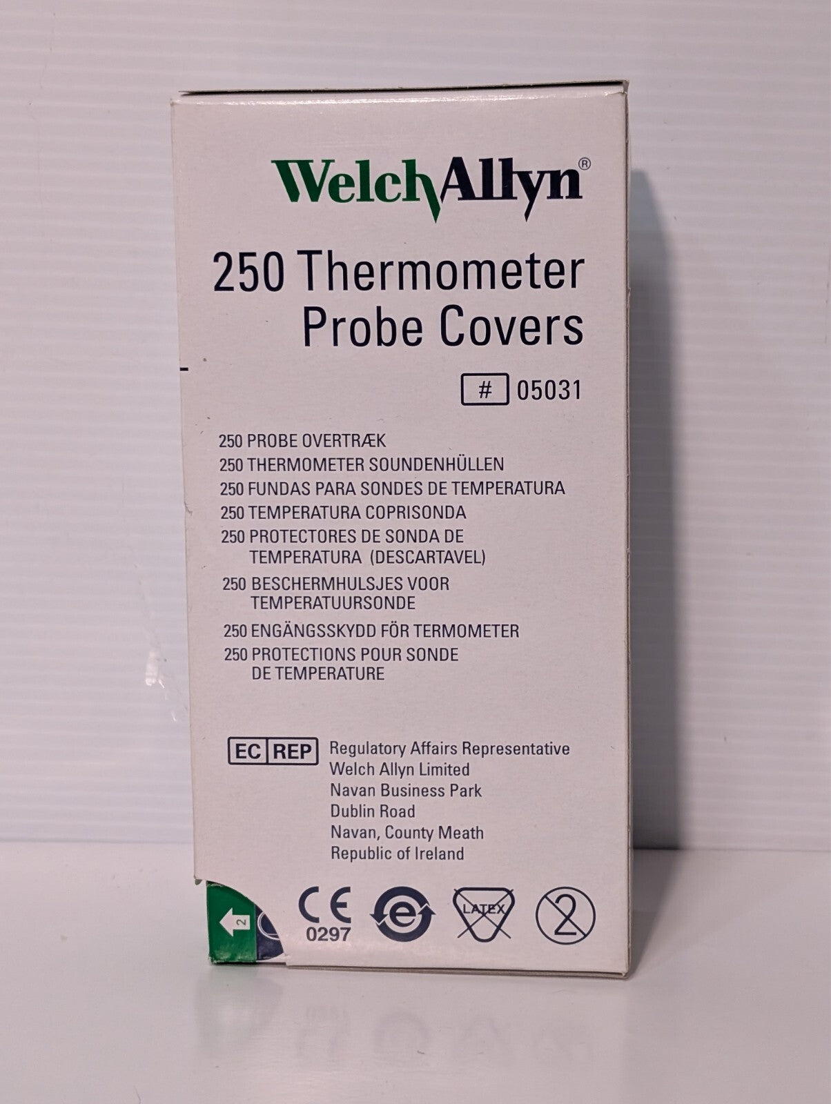 (1500) Welch Allyn 05031 Thermometer Probe Covers, 6 Boxes of 250, 5 + 1 Boxes