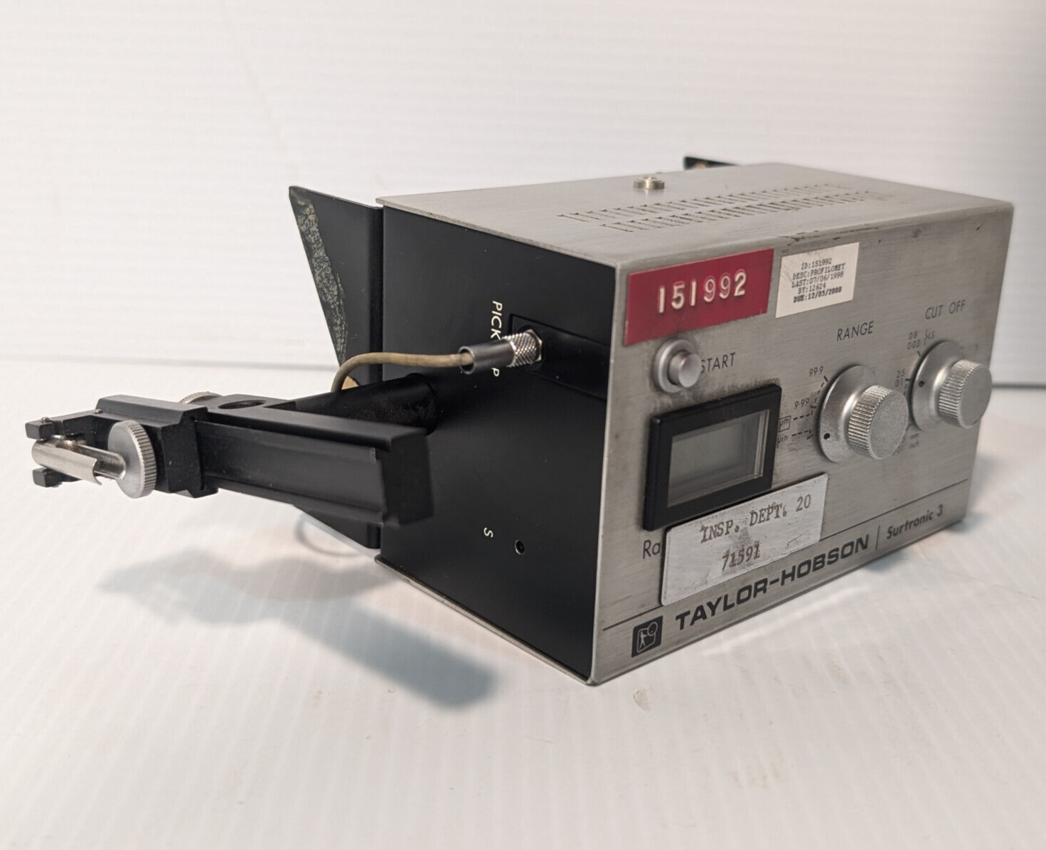 Taylor-Hobson Surtronic 3 Surface Roughness Gage Tester Profilometer -Free Ship.