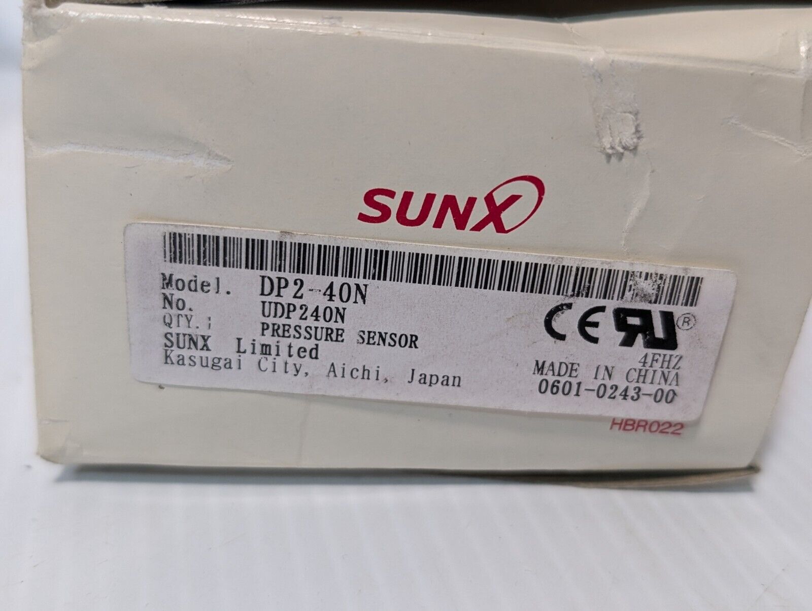 SunX DP2-40N Digital Pressure Sensor, LED display, -101.3kPa - Free Shipping