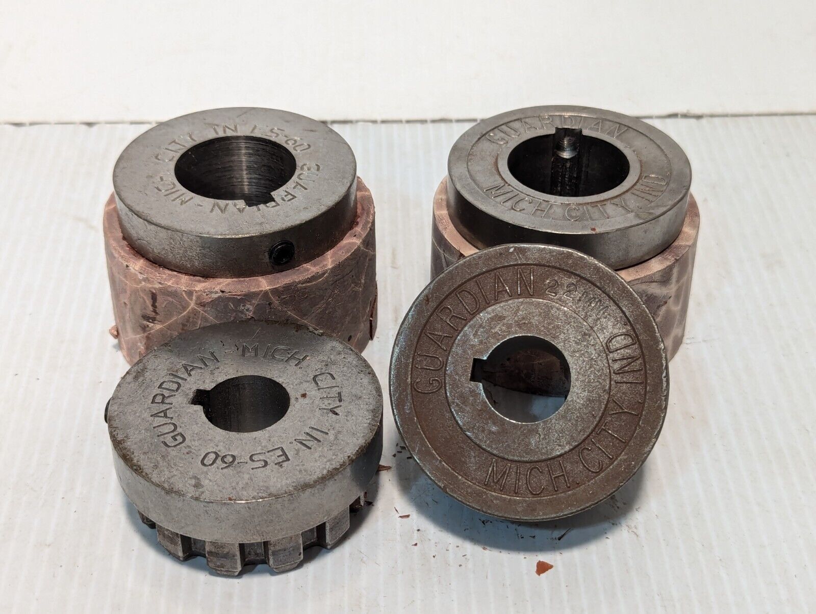 Lot of 4 Guardian Couplings, ES-60 and 22mm Included - Free Shipping