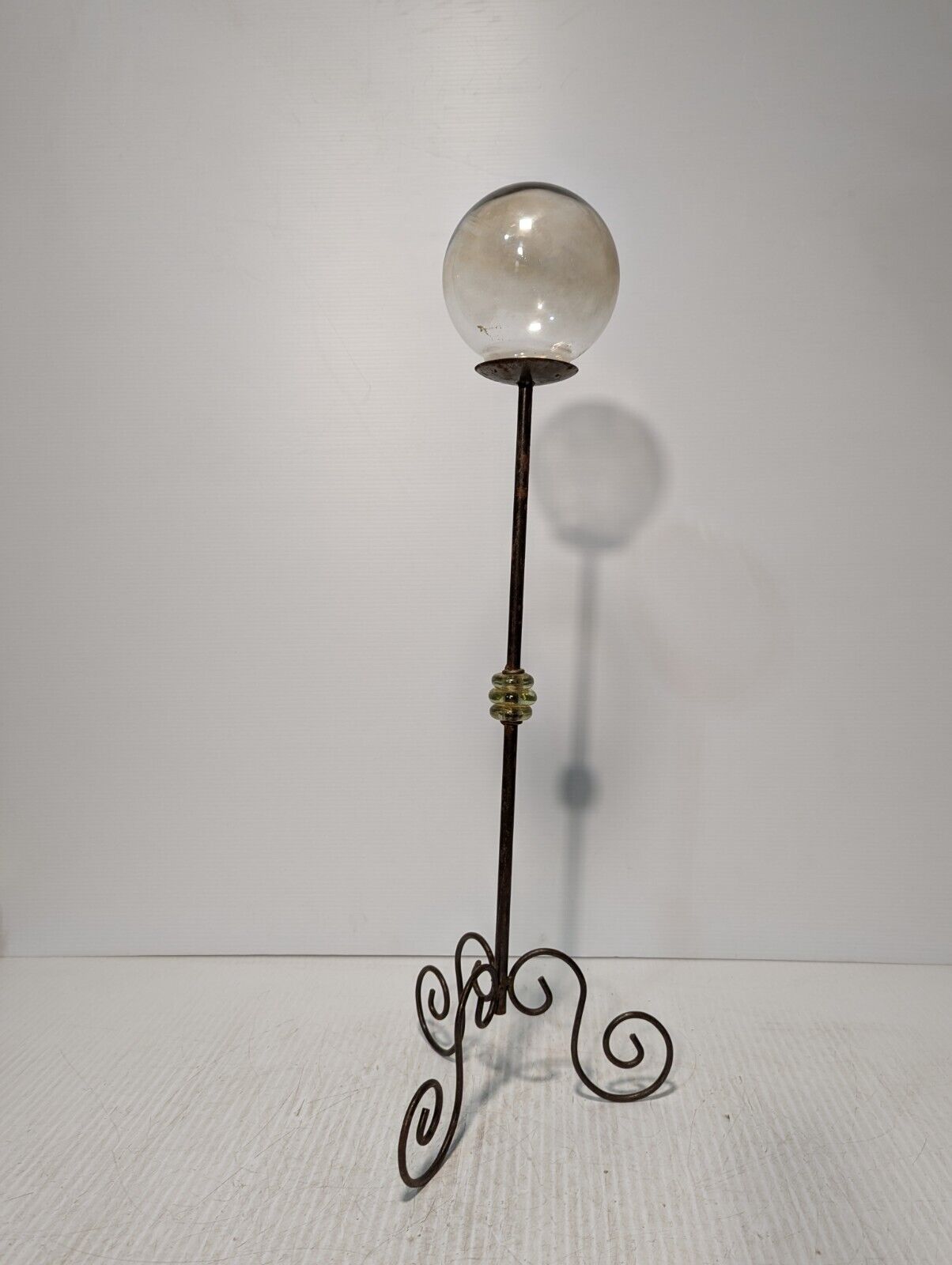Unique and Rare Wrought Iron Pedestal Display \ Candle Holder - Free Shipping