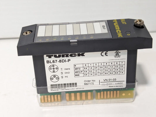 Turck BL67-8DI-P Electronic Module, 8 Digital Inputs - Free Shipping