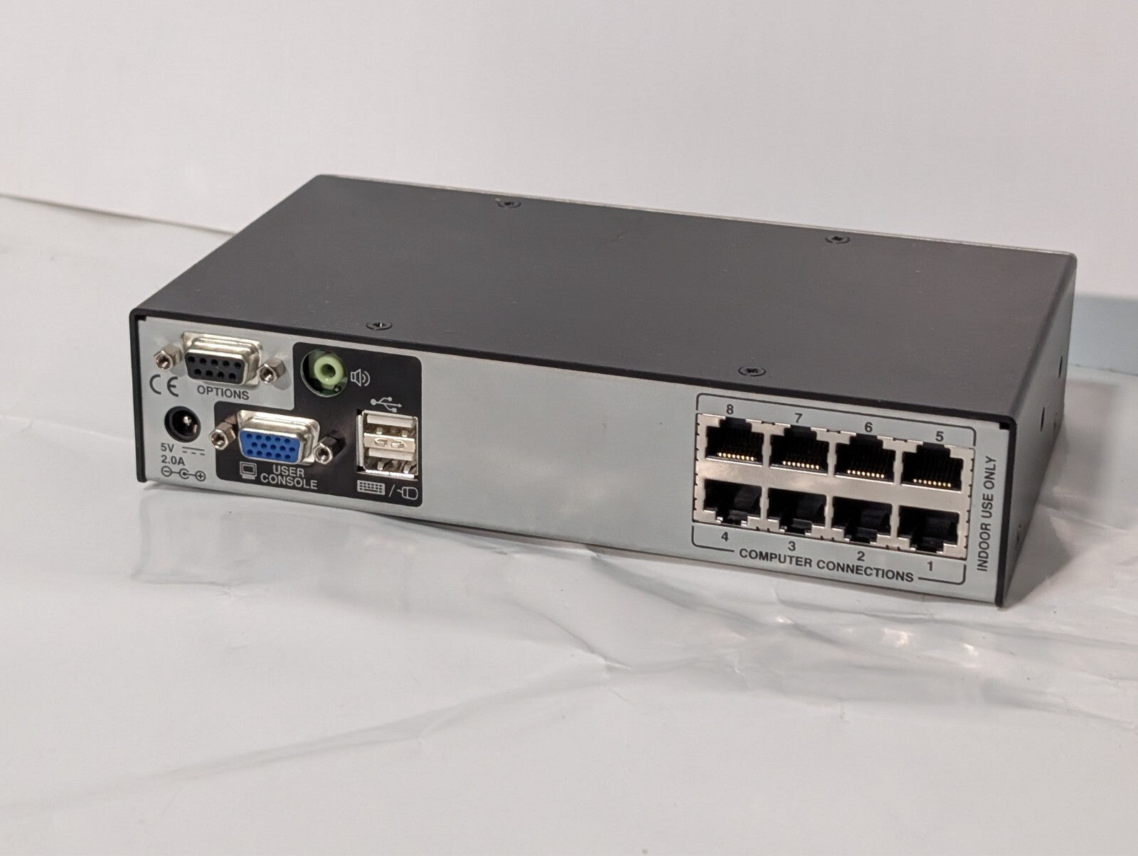 Adder Adderview CATX1000 AVX1008 1x8 KVMA Switch with Power Supply