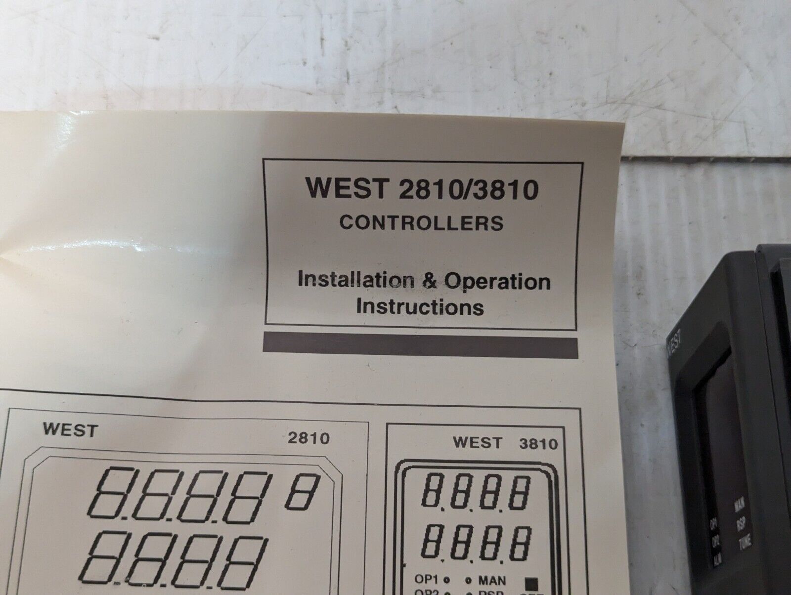 West Instruments M3810 L02 T1418 00 H10 Temperature Controller - Free Shipping