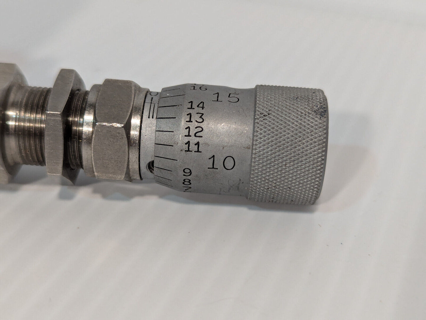 Whitey SS-22RS4 Stainless Steel High Precision Metering Valve, N2 Flow Control