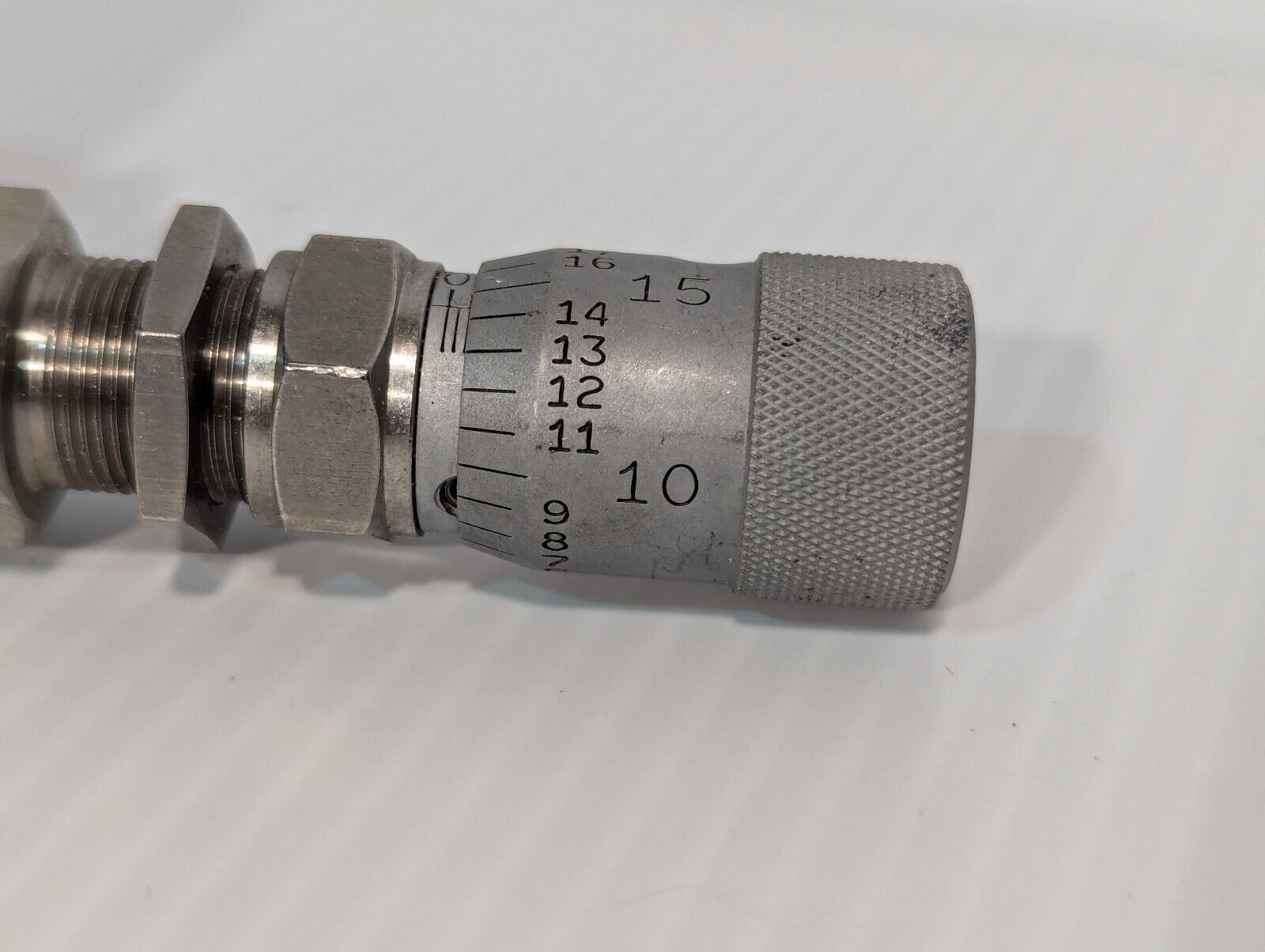 Whitey SS-22RS4 Stainless Steel High Precision Metering Valve, N2 Flow Control