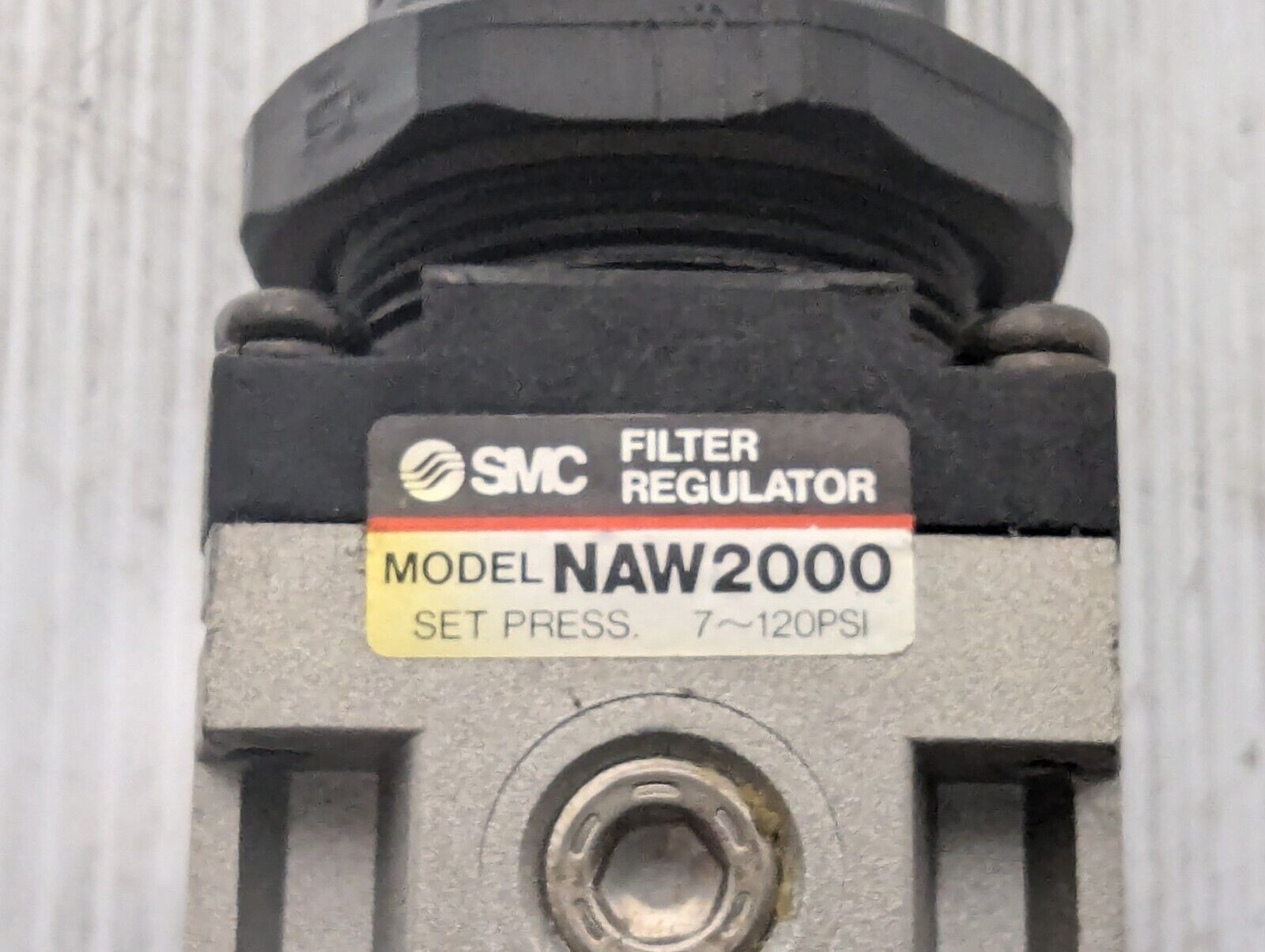 SMC NAW2000 Filter Regulator with Gauge, Set Pressure 7~120psi - Free Shipping