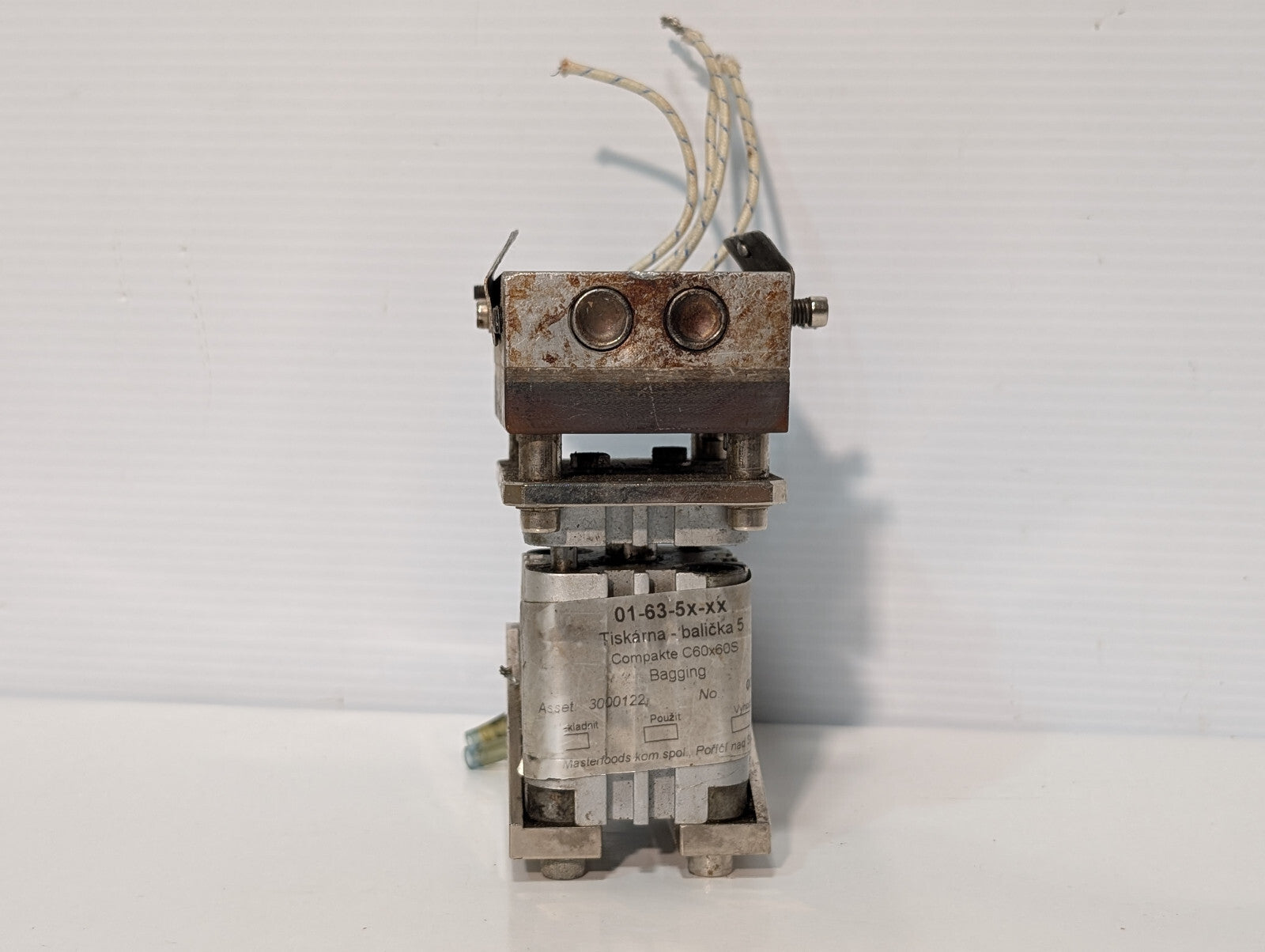 Unidentified 01-63-5x-xx Industrial Printing Machine Assembly Component