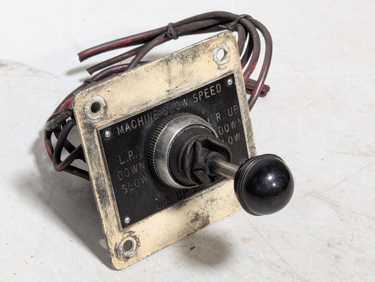 Vintage Machine Speed Switch Controller with Joystick