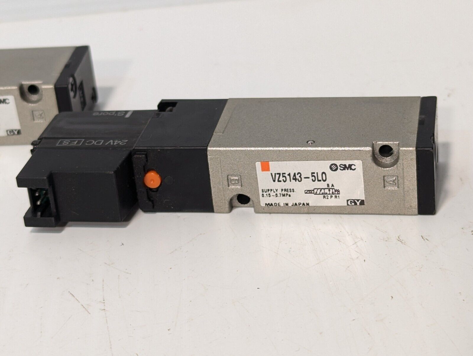 SMC VZ5143-5L0 Solenoid Valve, 24vdc, 5 Port, 0.15 - 0.7 MPa - Free Shipping