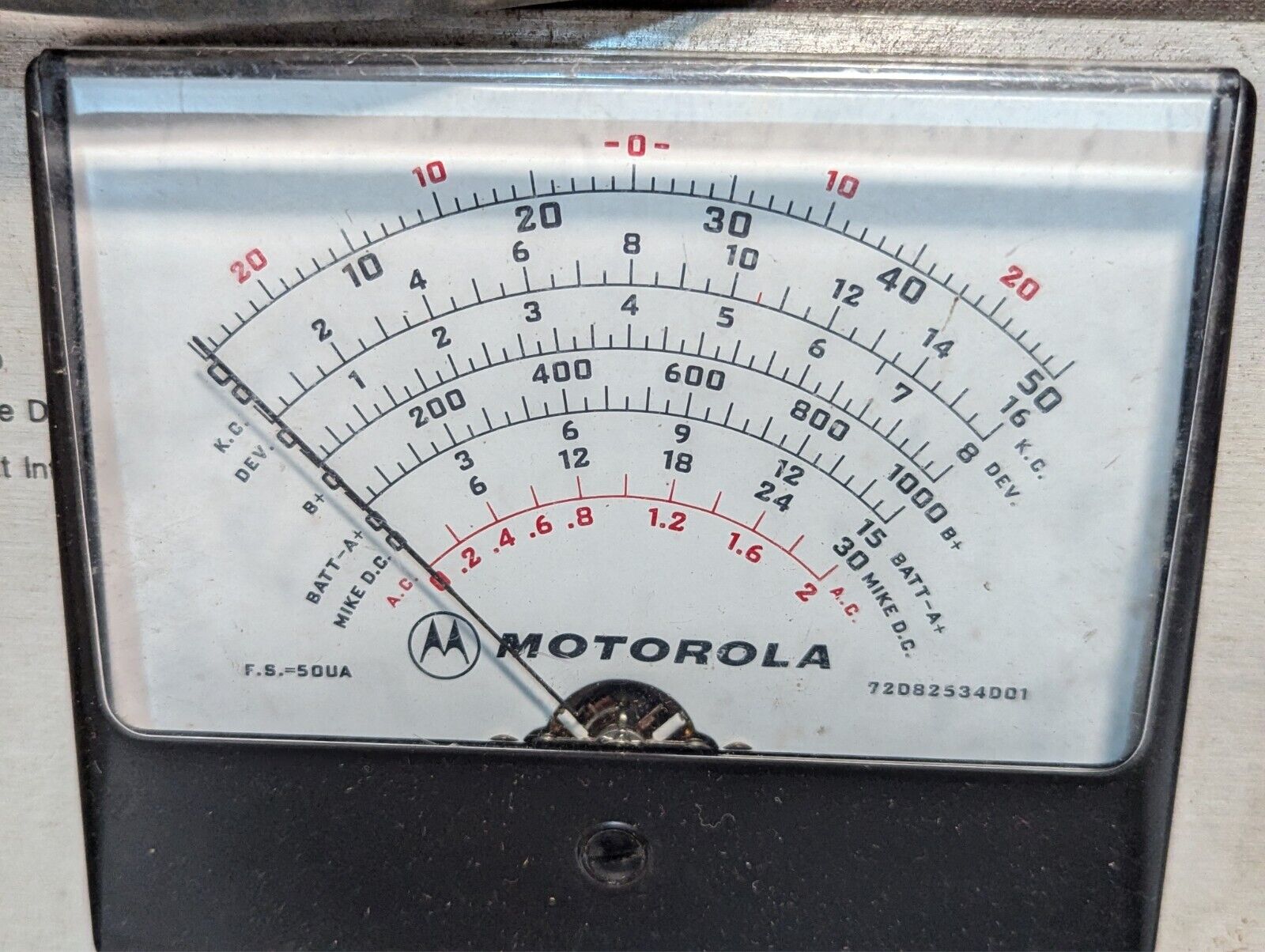 Vtg Motorola Portable Test Set S1056B 57A/58A/59A Original Latch Box - Free Ship