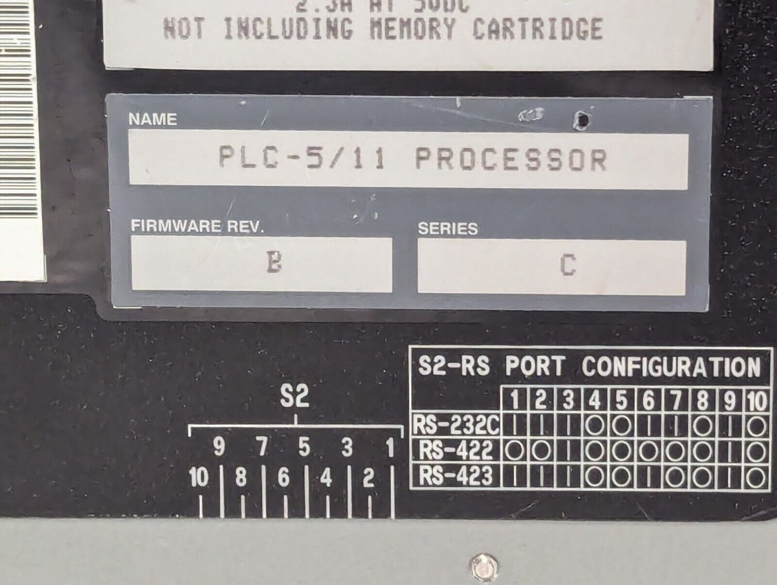 Allen Bradley 1785-L11B C PLC-5/11 Processor C Module - Free Shipping+Returns