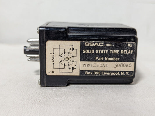 SSAC time delay relay TDML120AL, Digi-Set