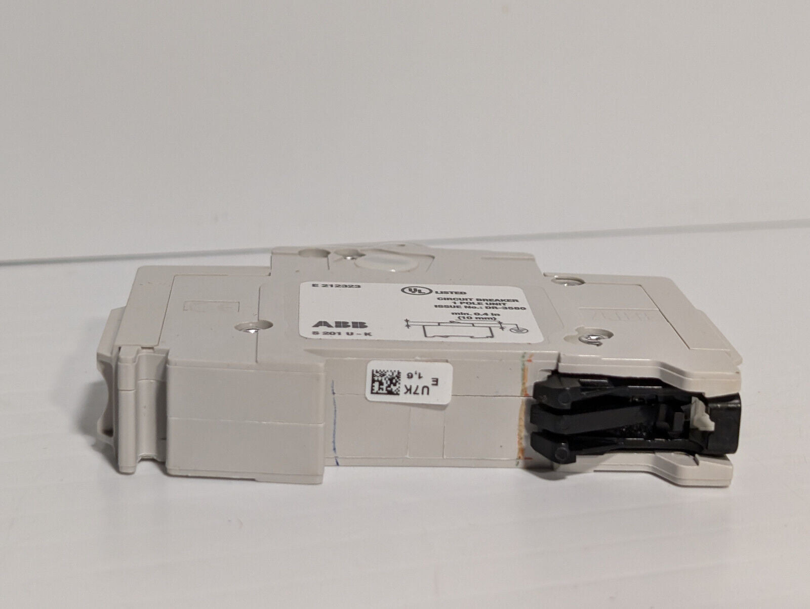ABB S201U-K1,6 Circuit Breaker, 162K852H01, 1-Pole, 240 VAC, 50/60Hz, E212323
