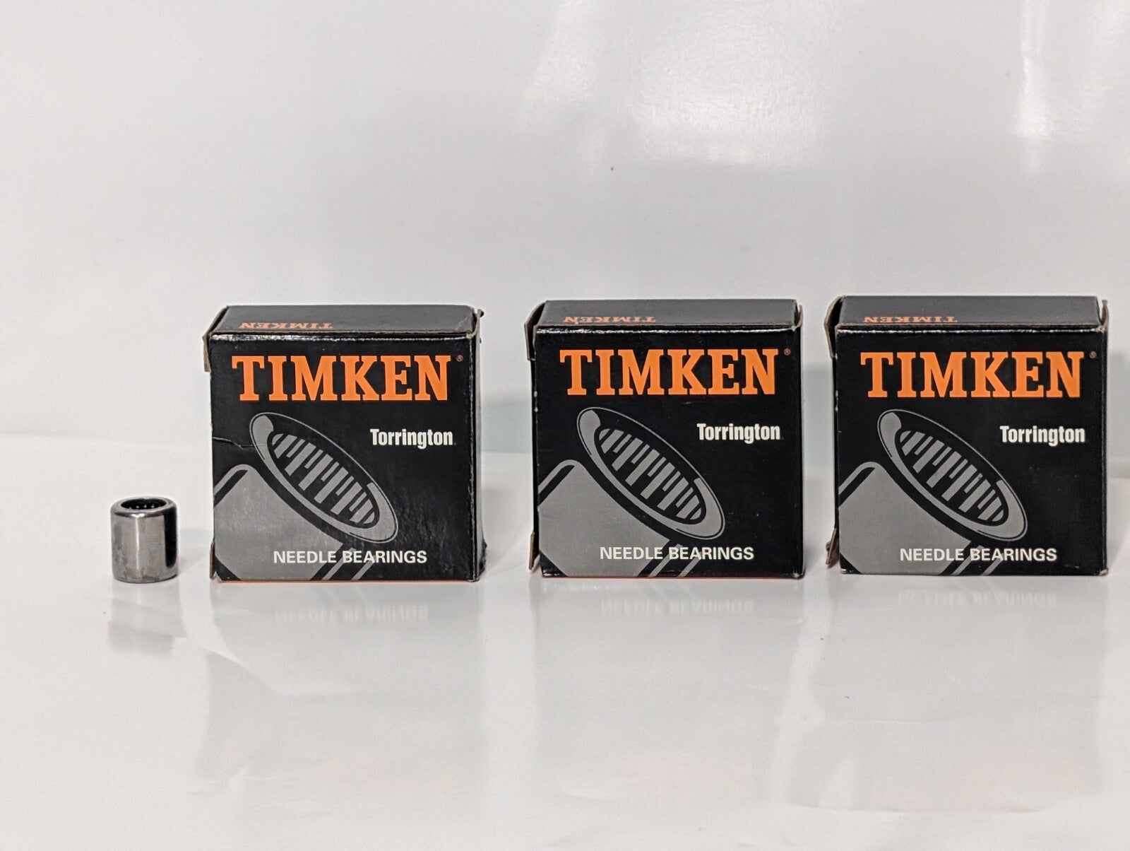 [3] Timken B-610 Needle Roller Bearings .562 OD x .375 ID x .500 W Torrington