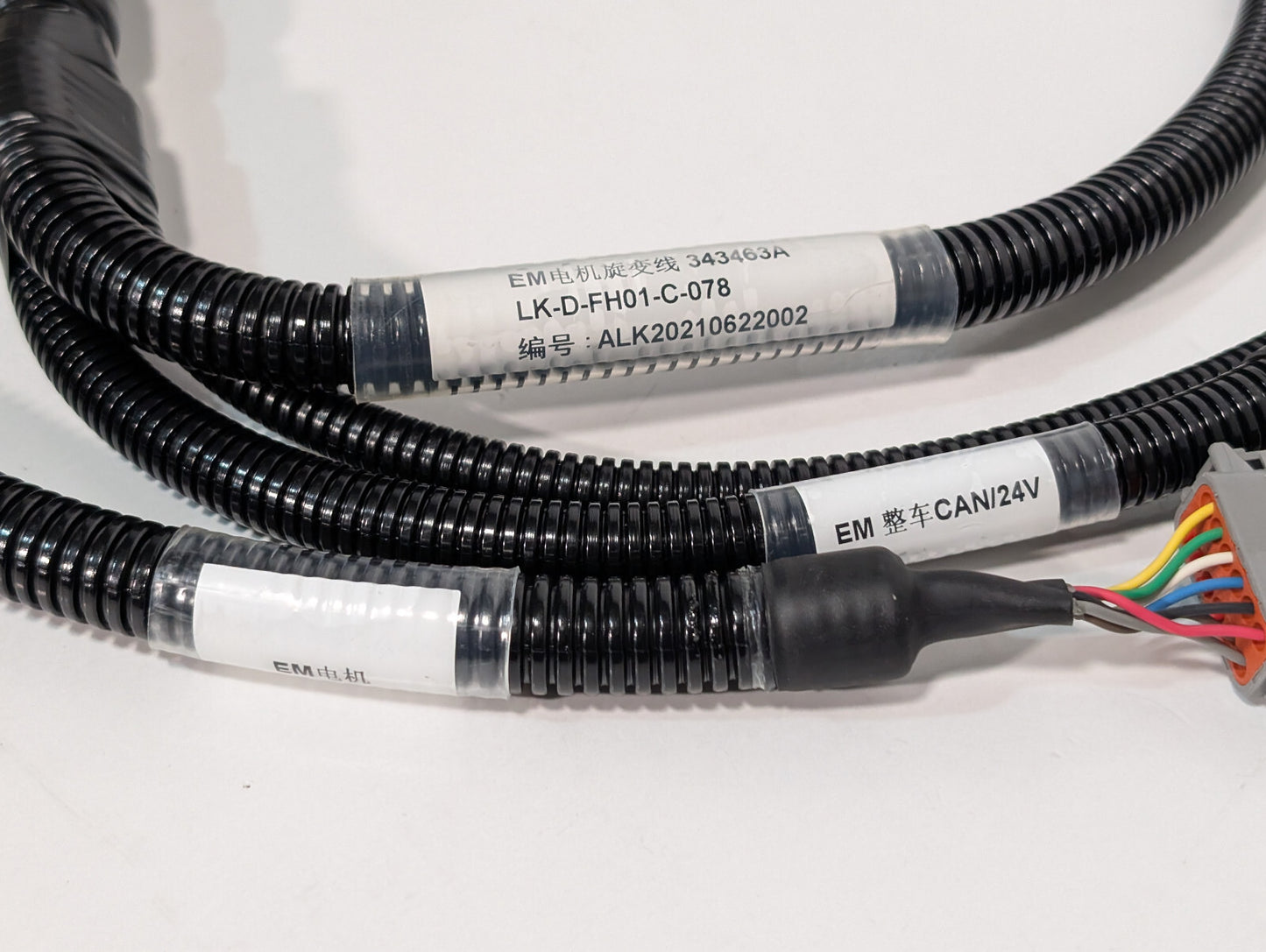 Suzhou Green Control LK-D-FH01-C-078 EM Motor Resolver Line Harness HTED17000