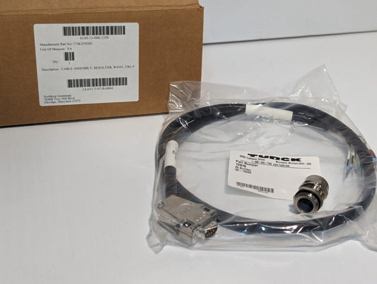 Turck U2-16480 Cable Assembly Resolver W4101 VRL-F 173K355G02