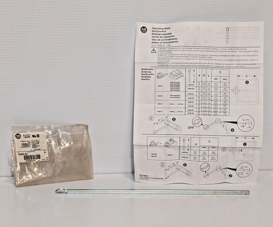 Allen Bradley 194R-S1 Operating Shaft, Spare Part, Bulletin 194R, Made in USA