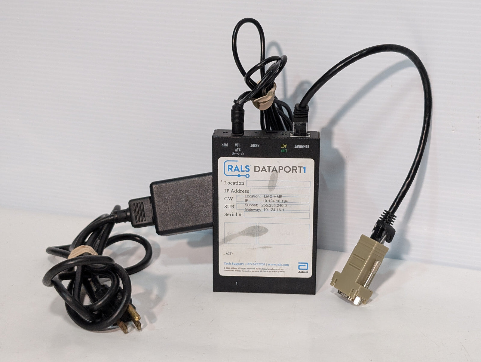 Abbott Rals Dataport 1 Digi One Real Port 50000723-01, Power Supply