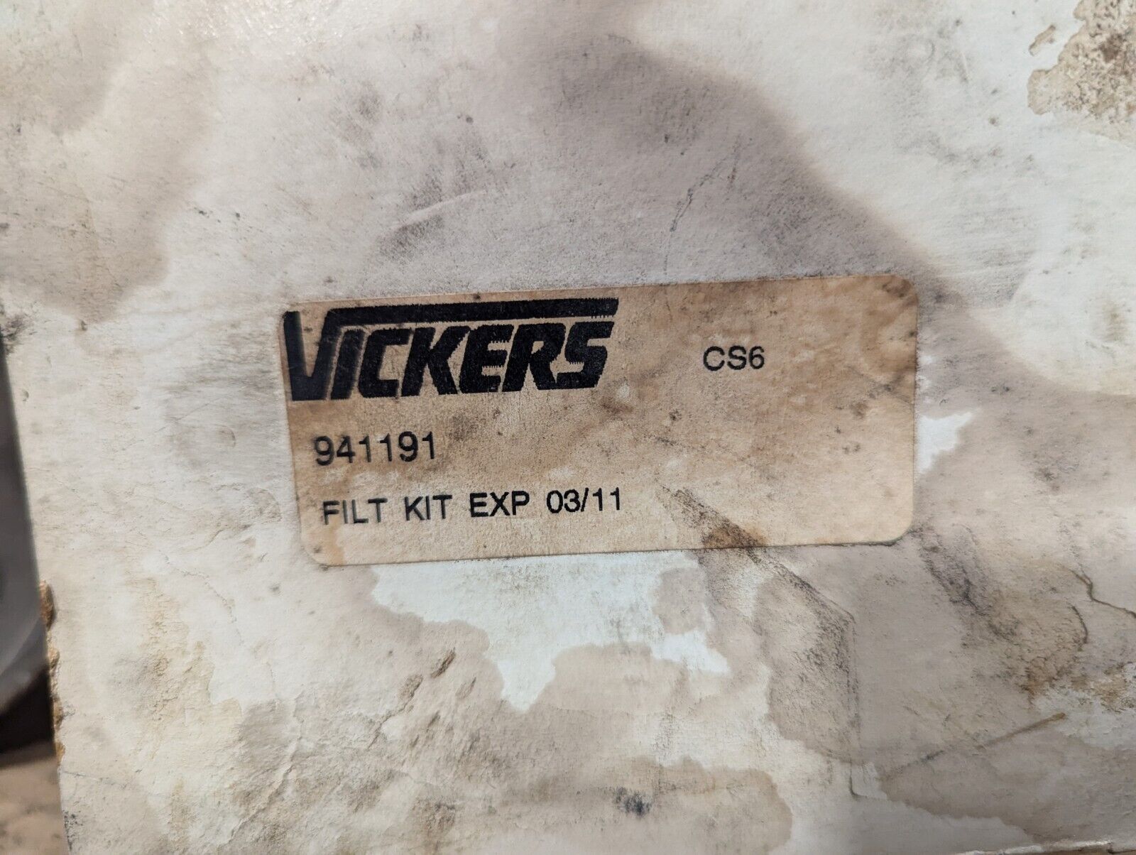 Vickers 941191 Filter Element Kit - 25 Micron for Oil Systems -Free Shipping