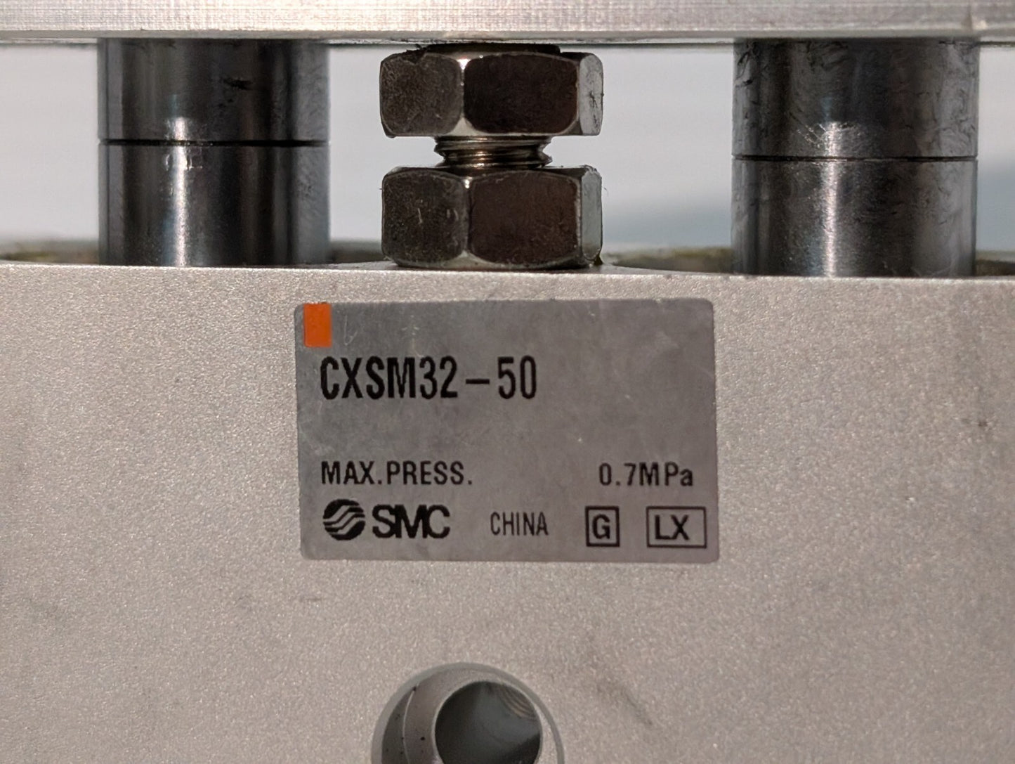 SMC CXSM32-50 Dual Rod Guided Pneumatic Air Cylinder 32mm Borfe 50mm Stroke