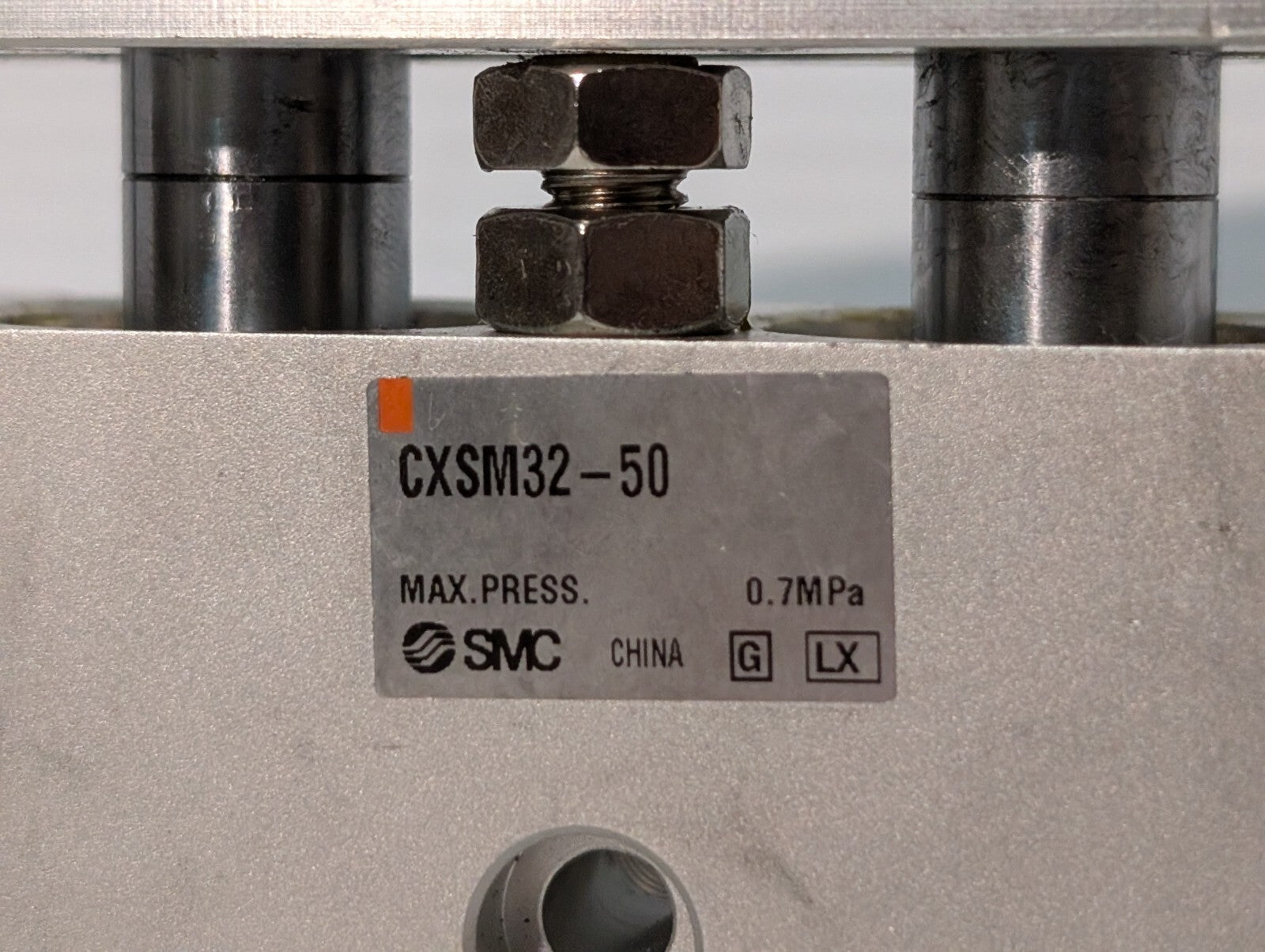 SMC CXSM32-50 Dual Rod Guided Pneumatic Air Cylinder 32mm Borfe 50mm Stroke