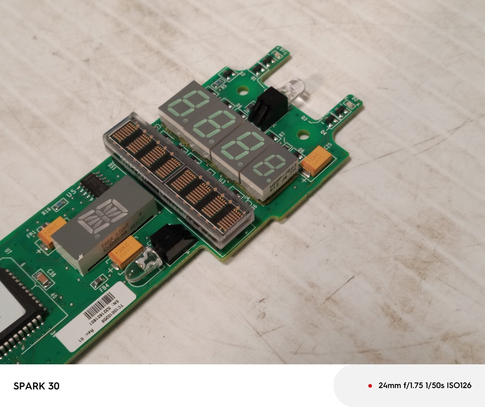 Alaris TC10010208 Display Board for Alaris 8100