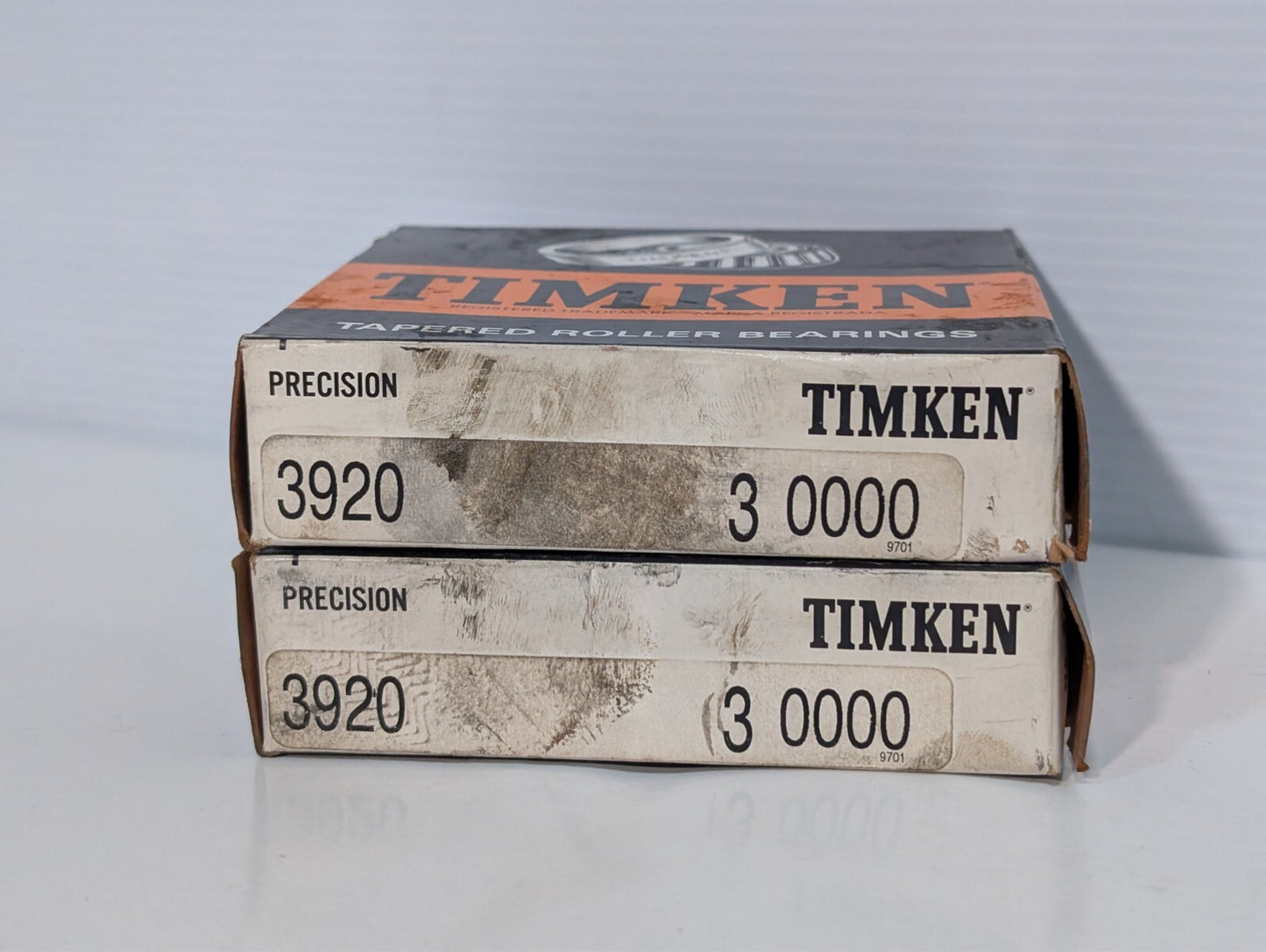 (1) Timken 3920 Tapered Roller Bearing Cup, Non-Flanged, Chrome Steel