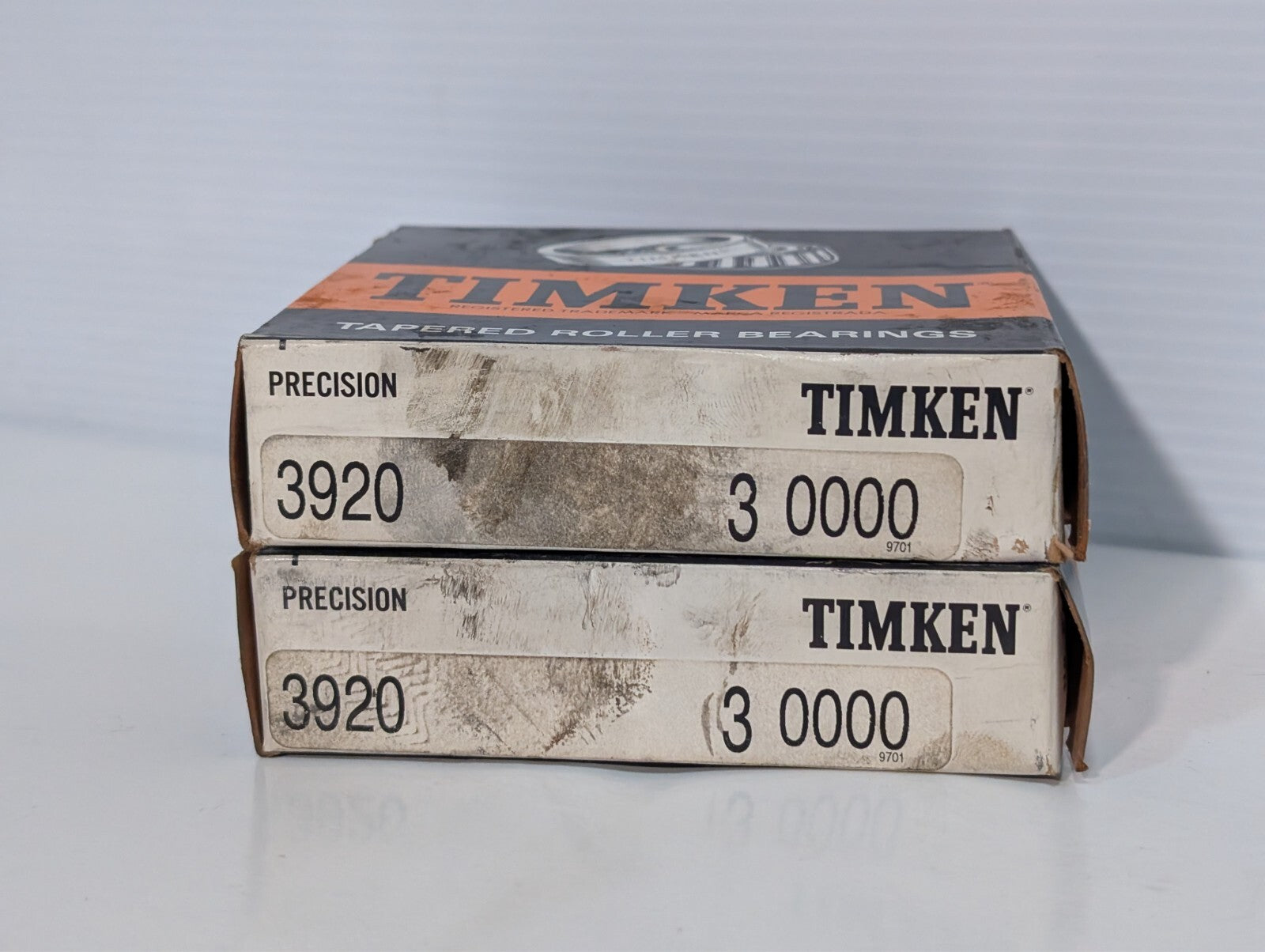 (1) Timken 3920 Tapered Roller Bearing Cup, Non-Flanged, Chrome Steel