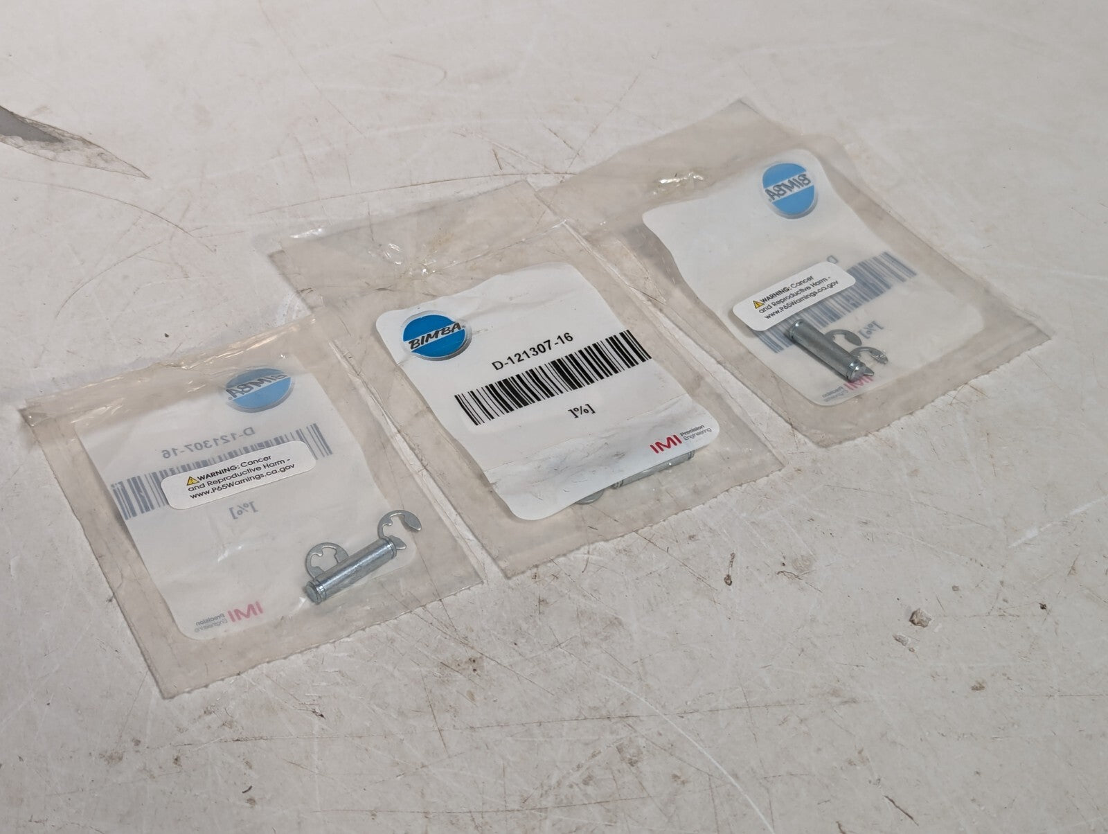 (3) Bimba D-121307-16 Pivot Pin Kits