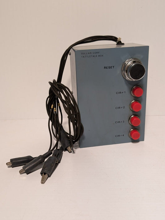 Sullair Tattletale box for Sullair compressors, 4 cir, 5 wires/alligator clips