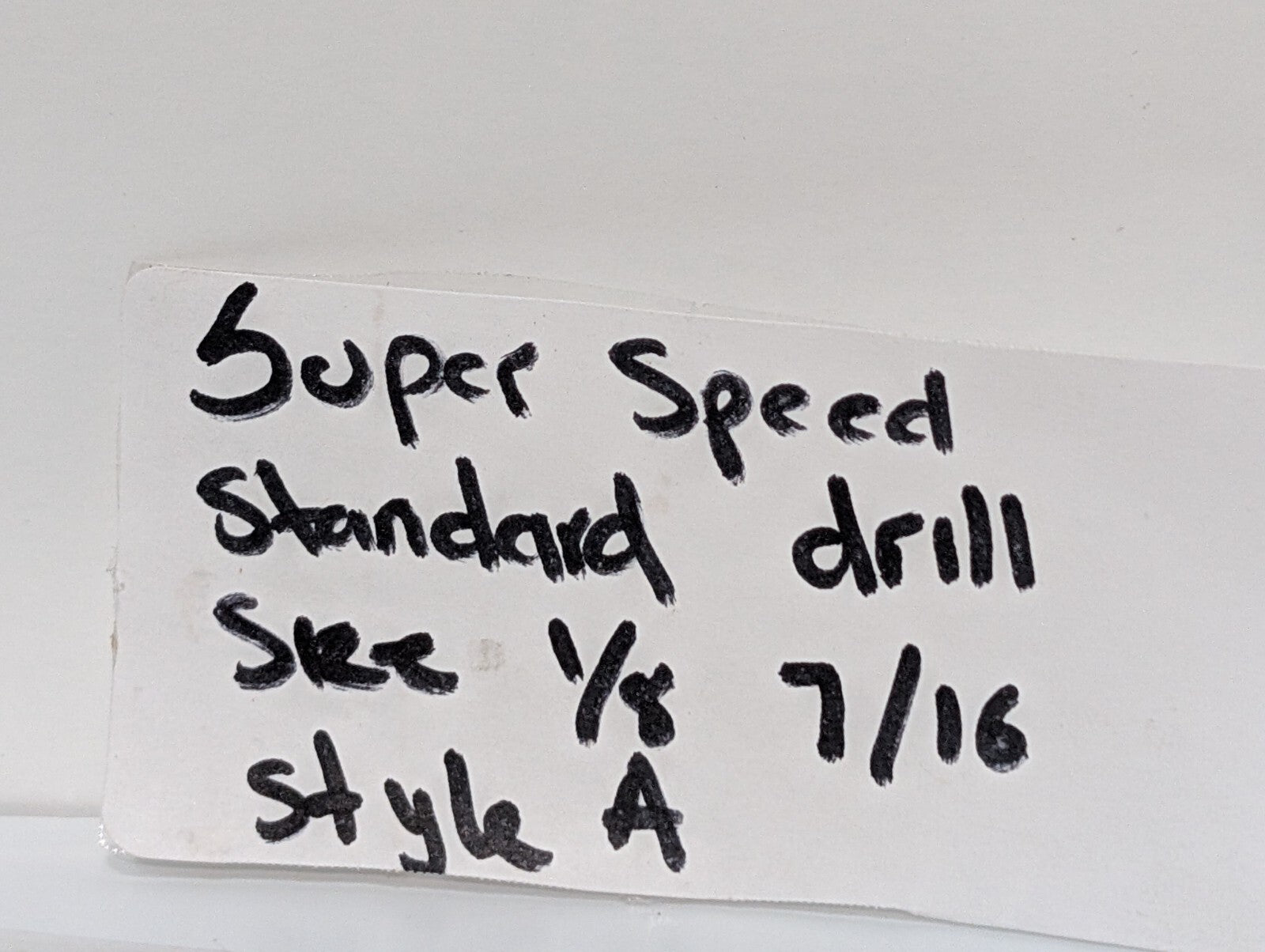 [4] Turner Super Speed Standard Hollow Drill Style A 1/8", 7/16" Meaden-A 7116