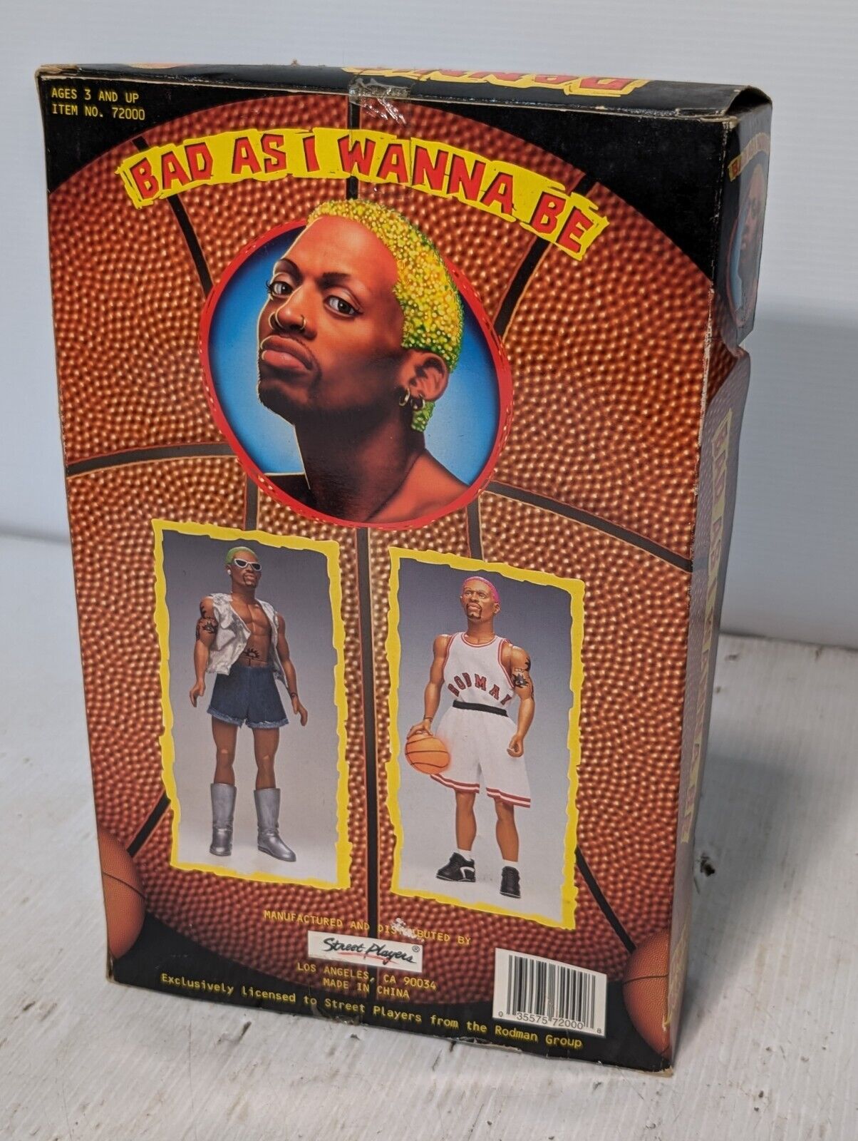 Street Players 72000 Dennis Rodman "Bad as I Wanna Be" Ltd Edition Action Figure