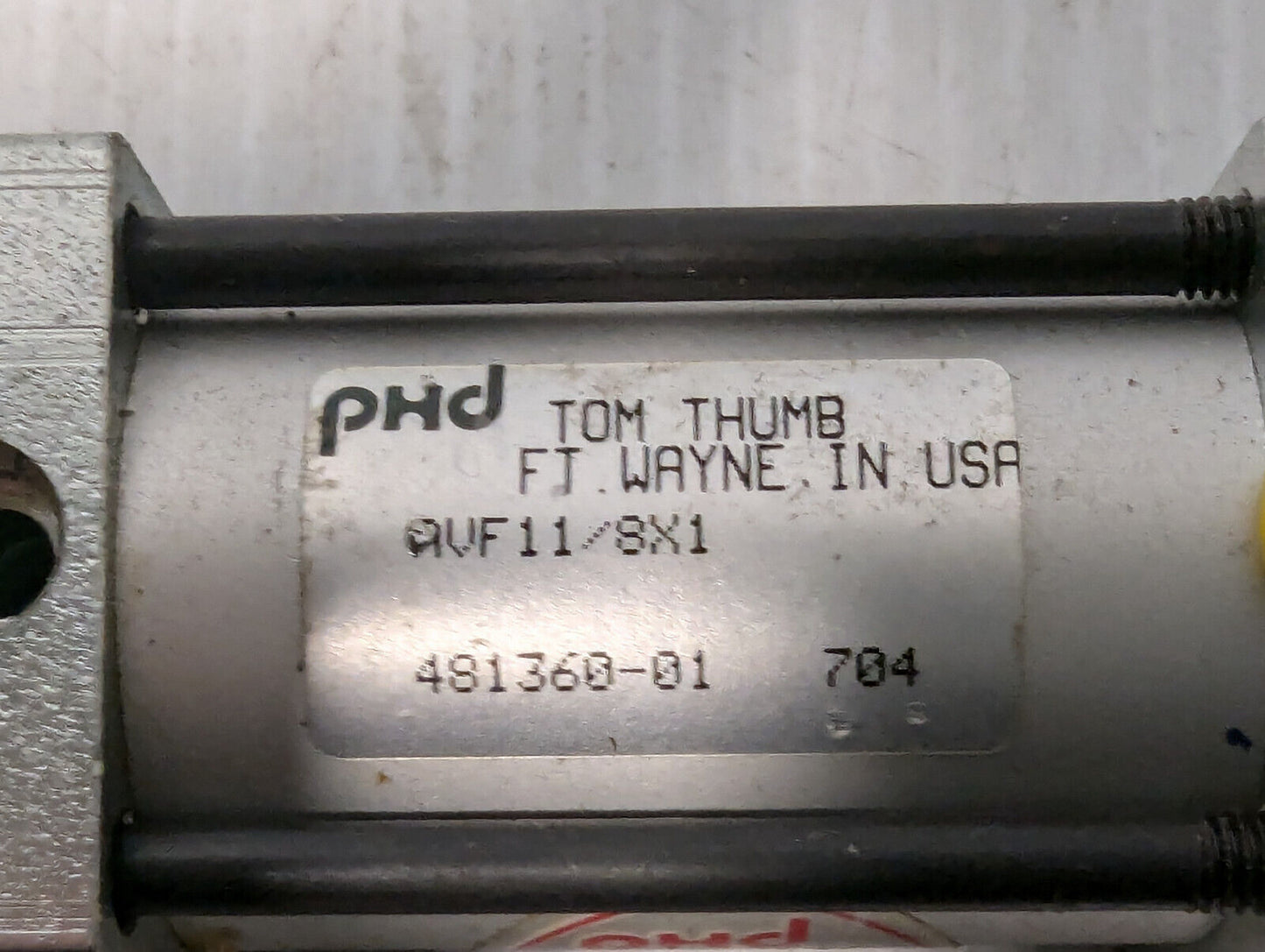 PHD: AVF 1  1/8 x 1 Pneumatic Cylinder 481360-01 -Made in USA- Free Shipping