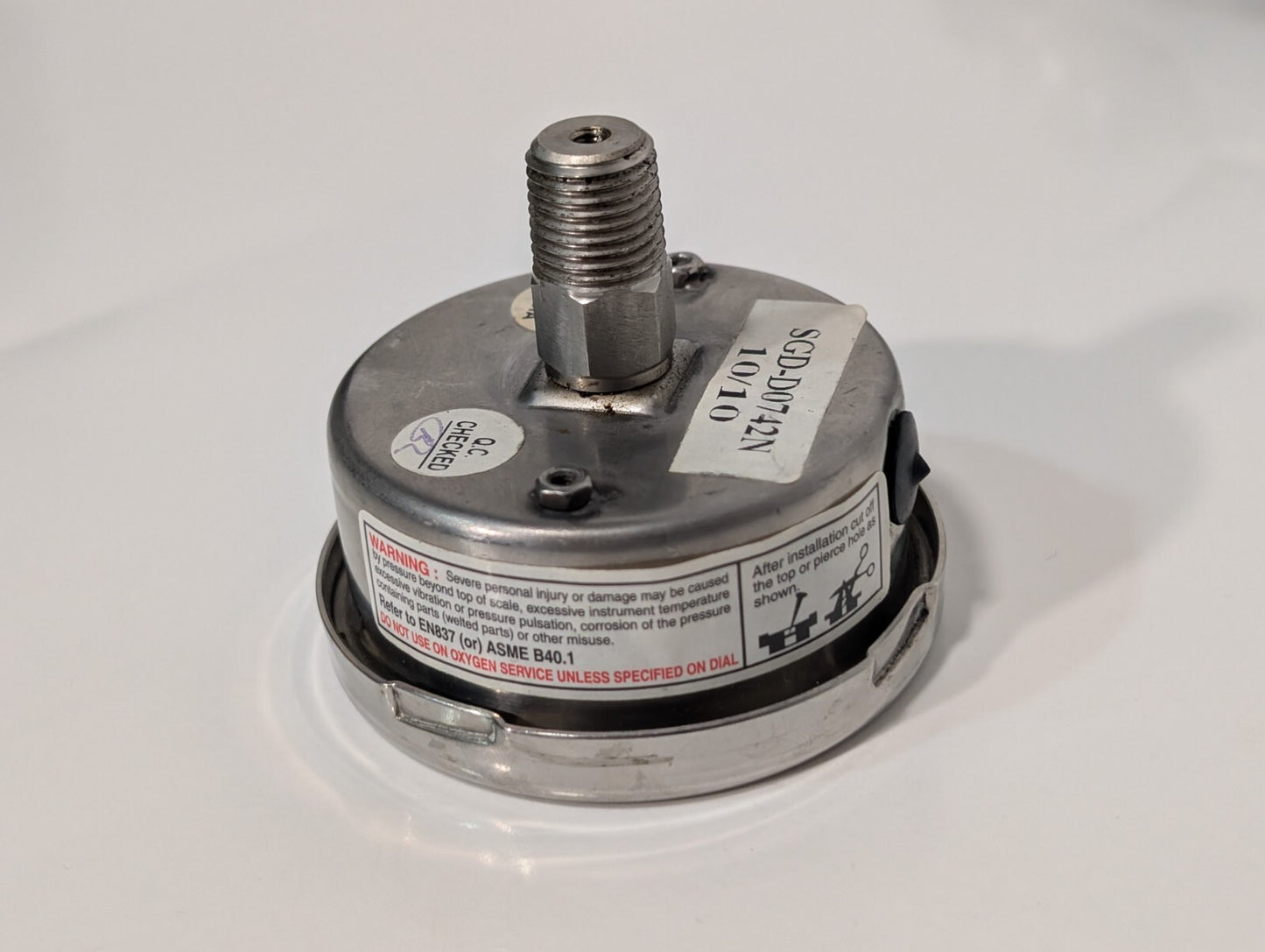 [4] Dwyer SGD-D0742N Pressure Gauges 200 PSI 316 SS