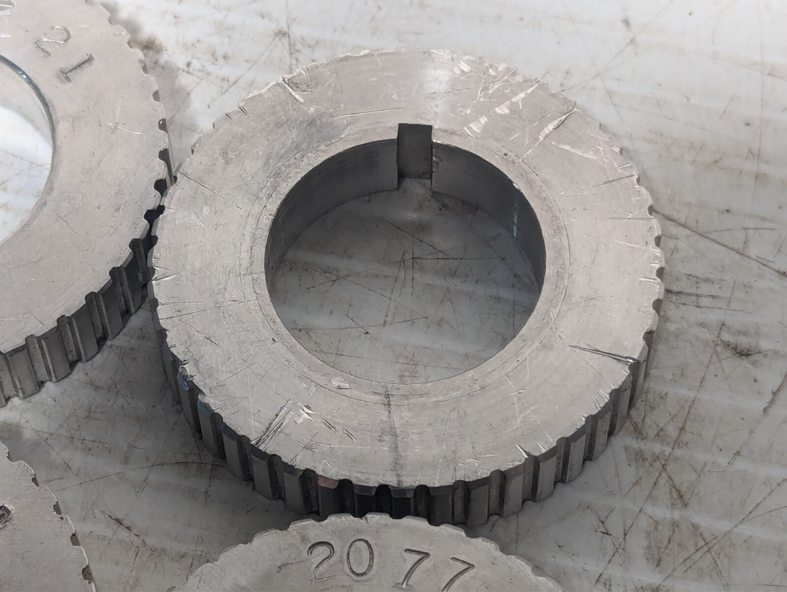 (6) 2077-21 Timing Pulley, 2077 == 21 Pulleys