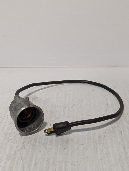 Unique Vintage Single Plugin Wall Light, AFCO, Silver Color - Free Shipping