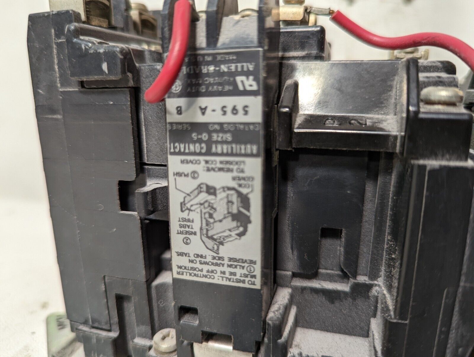 Allen-Bradley 509-AOD motor starter