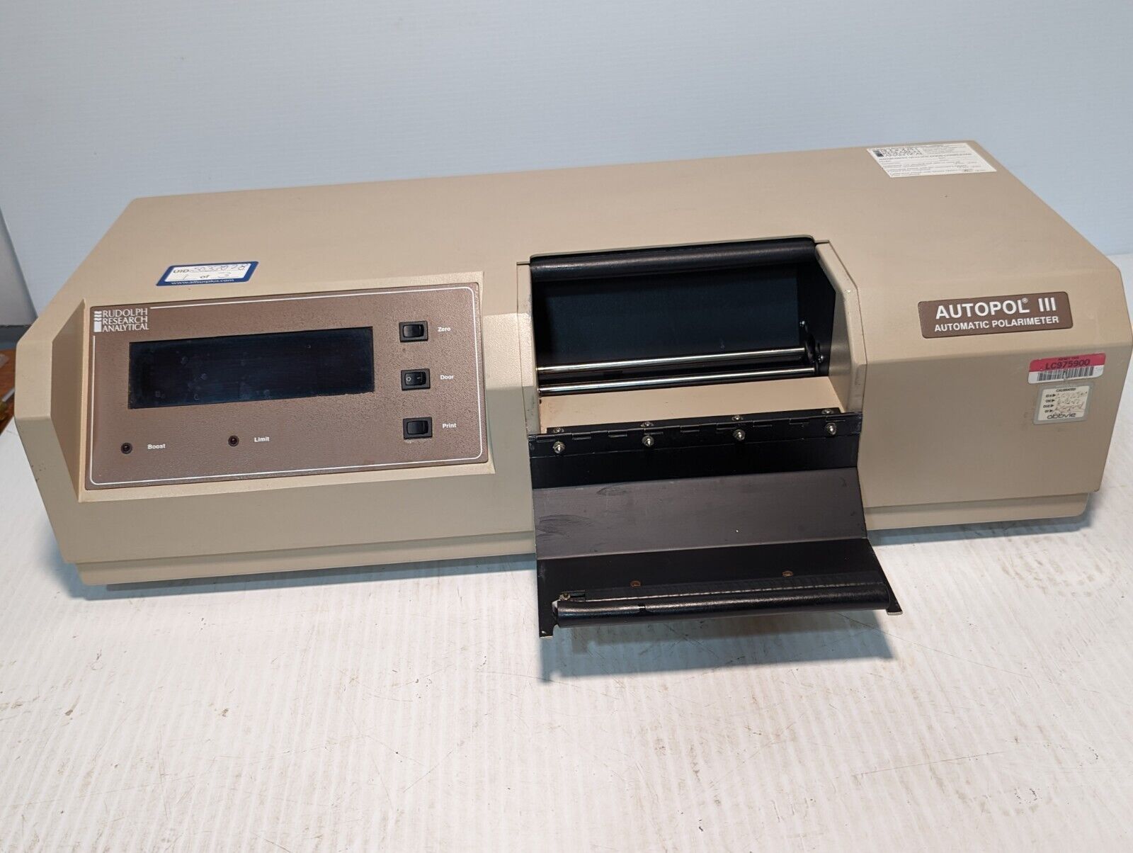 Rudolph Research Analytical AP III-589 AutoPol III Automatic Polarimeter